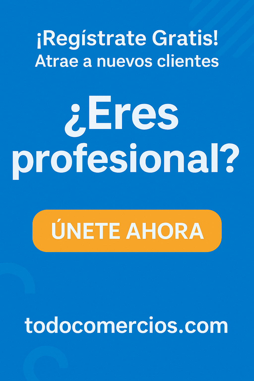 Anúnciate en TodoComercios